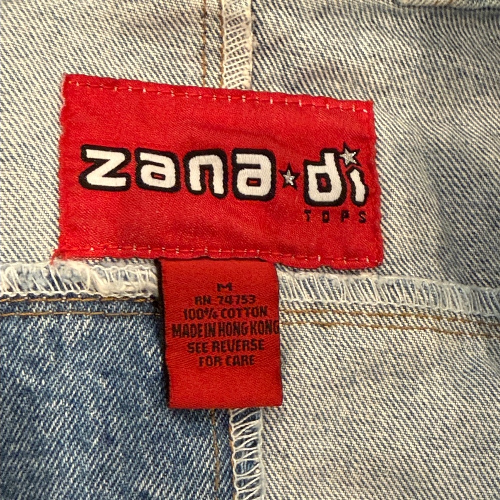 Zana-di Denim Patchwork Jacket - image 2